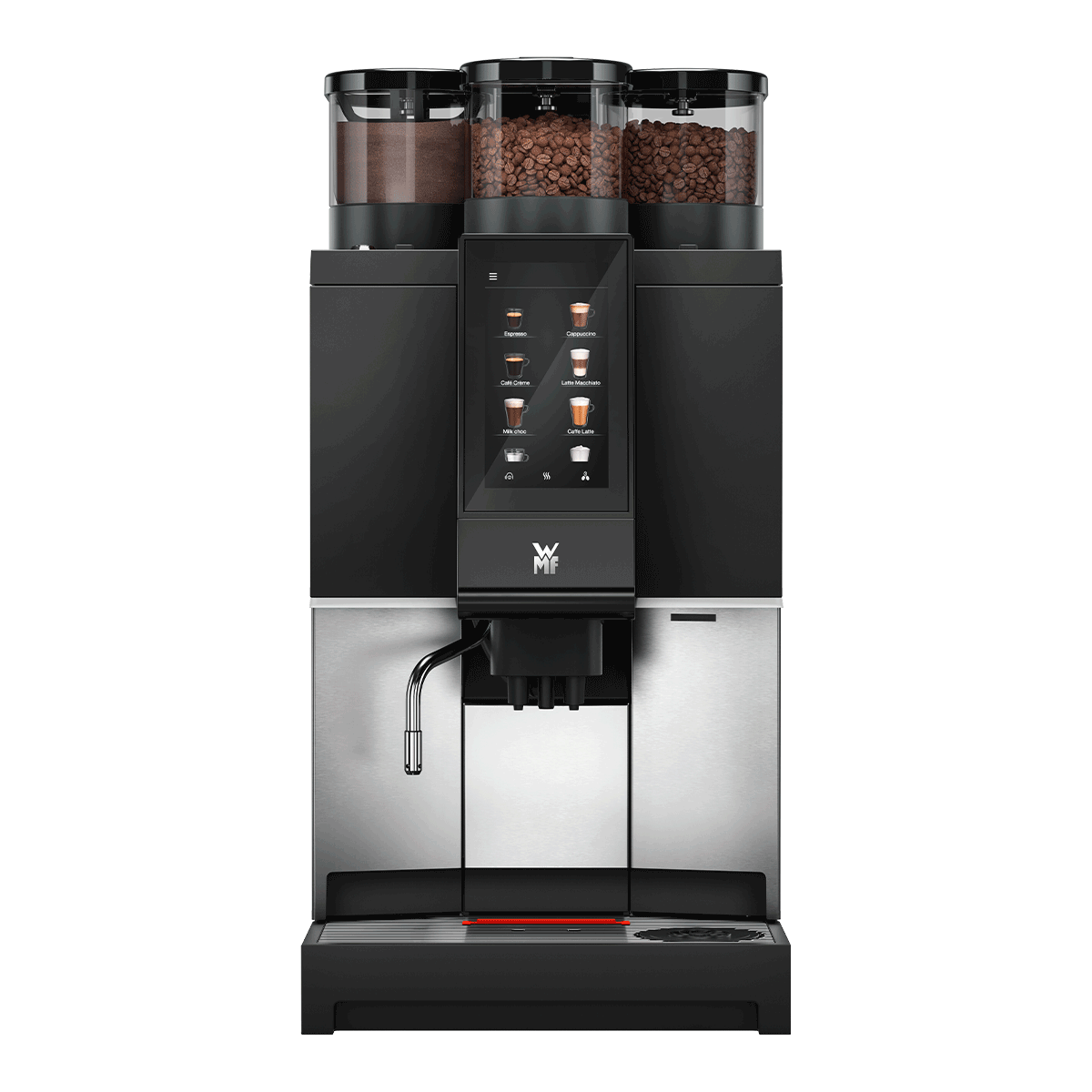 wmf 1300s front WMF 1300 S Bean to Cup Coffee Machine front view